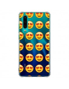 Coque Huawei P30 Love Amoureux Smiley Emoticone Emoji...