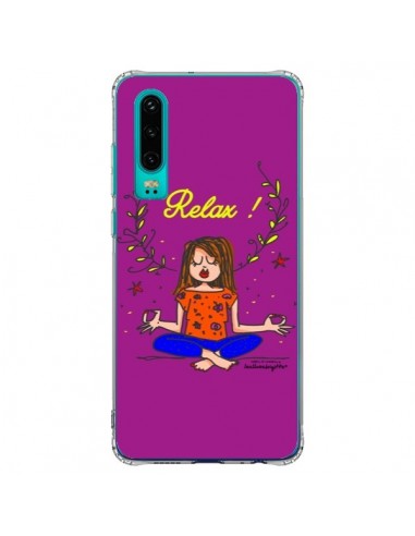 Coque Huawei P30 Fille Relax Zen Yoga - Leellouebrigitte