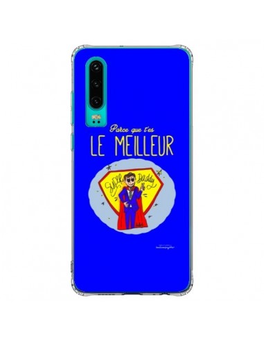 Coque Huawei P30 Le meilleur Papa Fête des Pères - Leellouebrigitte