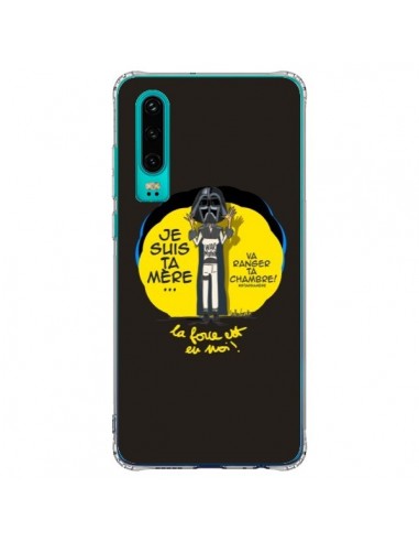 Coque Huawei P30 Je suis ta mère Va ranger ta chambre Star Wars - Leellouebrigitte