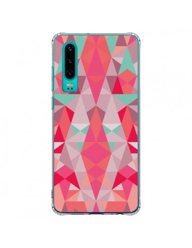 Coque Huawei P30 Azteque Rouge - Leandro Pita