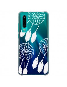 Coque Huawei P30 Attrape Rêves Blanc Dreamcatcher Triple...