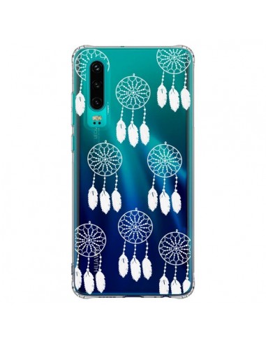 Coque Huawei P30 Attrape Rêves Blanc Dreamcatcher Mini Transparente - Petit Griffin