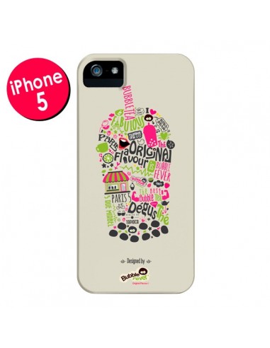 Coque Bubble Fever Original Flavour Beige pour iPhone 5 et 5S - Bubble Fever