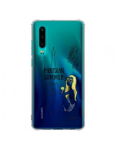 Coque Huawei P30 Parisian Summer Ete Parisien Transparente - Lolo Santo