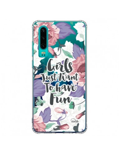 Coque Huawei P30 Girls Fun Transparente - Lolo Santo
