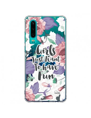 Coque Huawei P30 Girls Fun Transparente - Lolo Santo