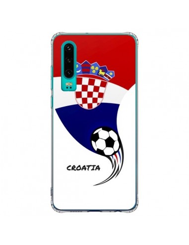 Coque Huawei P30 Equipe Croatie Croatia Football - Madotta