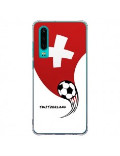 Coque Huawei P30 Equipe Suisse Switzerland Football -...