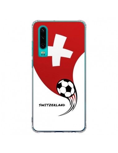 Coque Huawei P30 Equipe Suisse Switzerland Football - Madotta