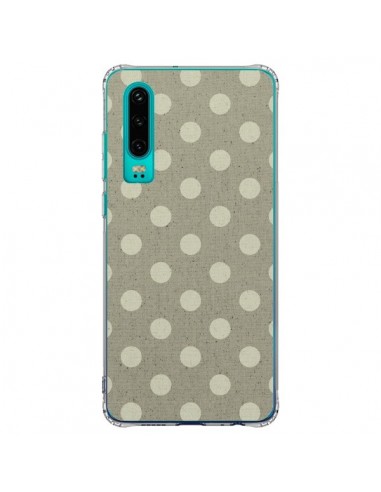 Coque Huawei P30 Pois Polka Camel - Mary Nesrala