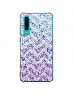 Coque Huawei P30 Chevron Splash Triangle Azteque - Mary...