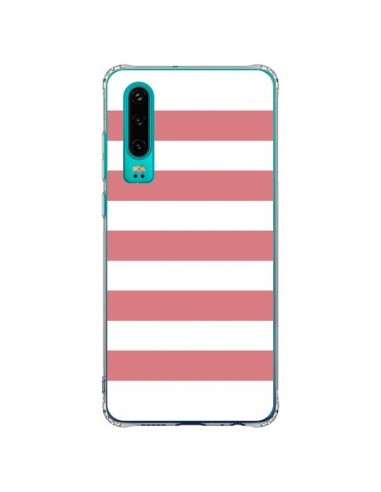 Coque Huawei P30 Bandes Corail - Mary Nesrala