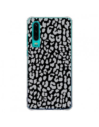 Coque Huawei P30 Leopard Gris - Mary Nesrala