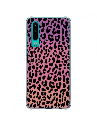 Coque Huawei P30 Leopard Hot Rose Corail - Mary Nesrala