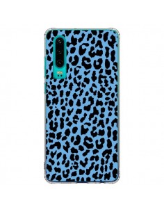 Coque Huawei P30 Leopard Bleu Neon - Mary Nesrala