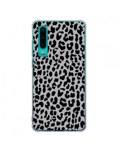 Coque Huawei P30 Leopard Gris Neon - Mary Nesrala