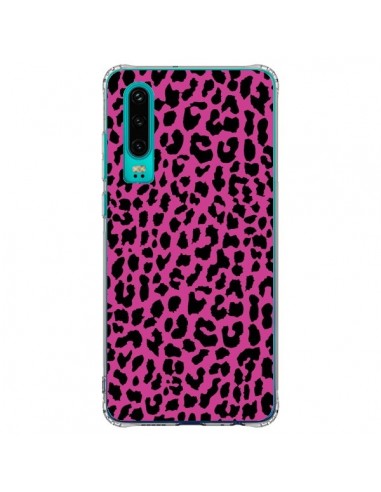 Coque Huawei P30 Leopard Rose Pink Neon - Mary Nesrala