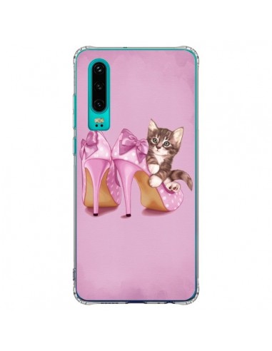 Coque Huawei P30 Chaton Chat Kitten Chaussure Shoes - Maryline Cazenave