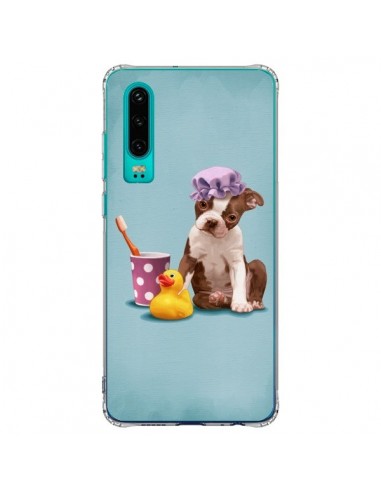 Coque Huawei P30 Chien Dog Canard Fille - Maryline Cazenave