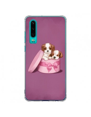 Coque Huawei P30 Chien Dog Boite Noeud - Maryline Cazenave