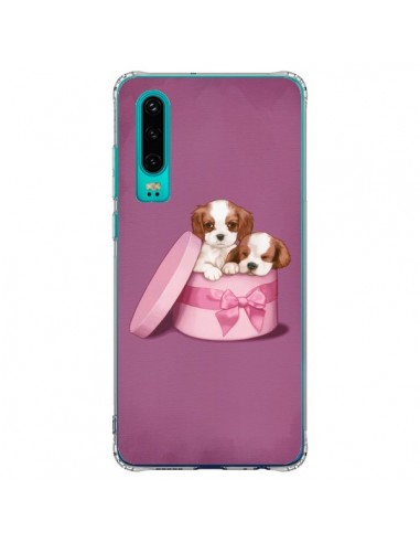Coque Huawei P30 Chien Dog Boite Noeud - Maryline Cazenave