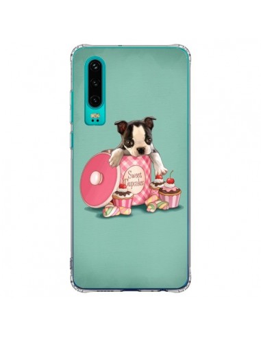 Coque Huawei P30 Chien Dog Cupcakes Gateau Boite - Maryline Cazenave