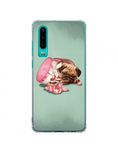 Coque Huawei P30 Chien Dog Cupcakes Gateau Bonbon Boite - Maryline Cazenave