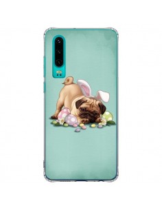 Coque Huawei P30 Chien Dog Rabbit Lapin Pâques Easter -...