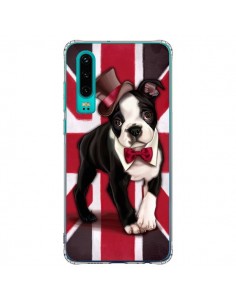 Coque Huawei P30 Chien Dog Anglais UK British Gentleman -...