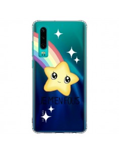 Coque Huawei P30 Etoile Je M'en Fous Transparente -...