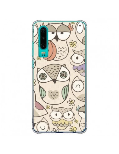 Coque Huawei P30 Chouette Vintage - Maria Jose Da Luz