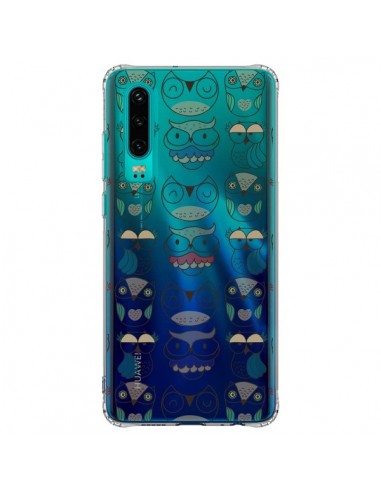 Coque Huawei P30 Chouettes Owl Hibou Transparente - Maria Jose Da Luz