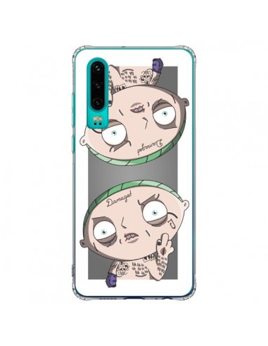 Coque Huawei P30 Stewie Joker Suicide Squad Double - Mikadololo