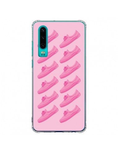 Coque Huawei P30 Pink Rose Vans Chaussures - Mikadololo