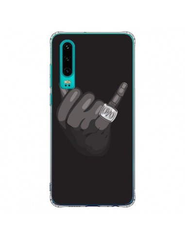 Coque Huawei P30 OVO Ring Bague - Mikadololo