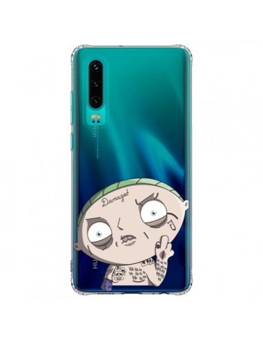 Coque Huawei P30 Stewie Joker Suicide Squad Transparente - Mikadololo