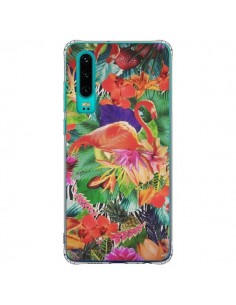 Coque Huawei P30 Tropical Flamant Rose - Monica Martinez
