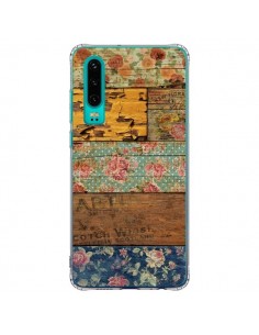 Coque Huawei P30 Barocco Style Bois - Maximilian San