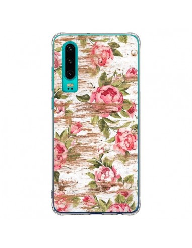 Coque Huawei P30 Eco Love Pattern Bois Fleur - Maximilian San