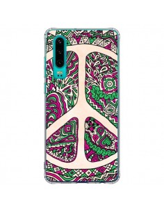 Coque Huawei P30 Peace and Love Azteque Vainilla -...
