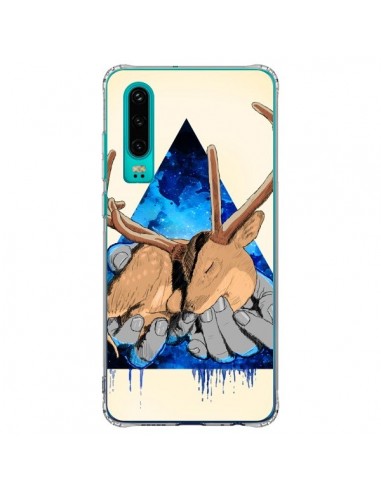 Coque Huawei P30 Cerf Triangle Seconde Chance - Maximilian San