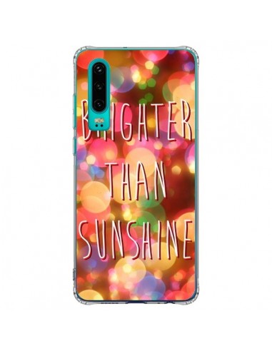 Coque Huawei P30 Brighter Than Sunshine Paillettes - Maximilian San