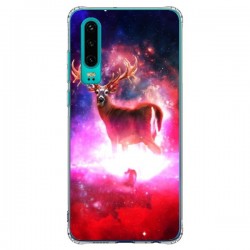 Coque Huawei P30 Cosmic Deer Cerf Galaxy - Maximilian San