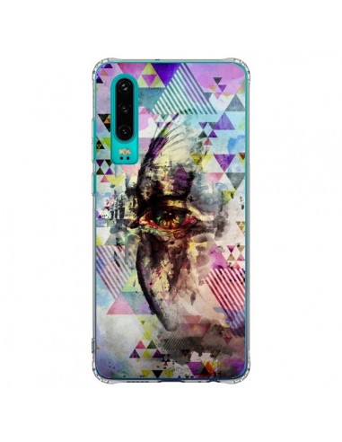 Coque Huawei P30 Oeil Triangle Oiseau Cry Bird - Maximilian San