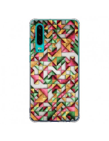 Coque Huawei P30 Azteque Triangle Geometric World - Maximilian San