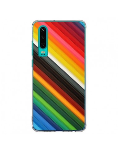 Coque Huawei P30 Arc en Ciel Rainbow - Maximilian San