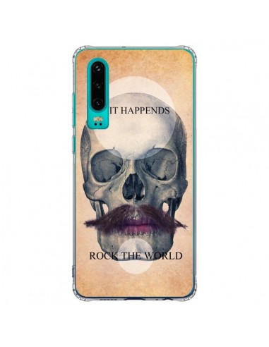 Coque Huawei P30 Rock Skull Tête de Mort - Maximilian San