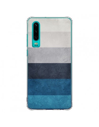 Coque Huawei P30 Bandes Horizontales Greece Hues - Maximilian San