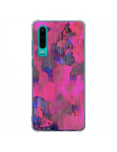 Coque Huawei P30 Fleurs Rose Lysergic Pink - Maximilian San